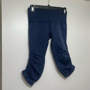 Navy blue cropped lululemon leggings